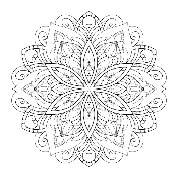 Vektor indische mandala