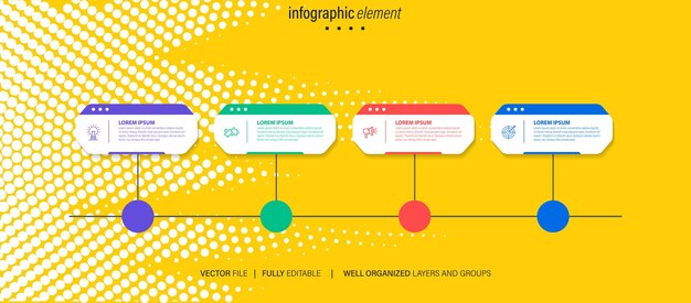 Vektor-infografik-business-banner-template-design