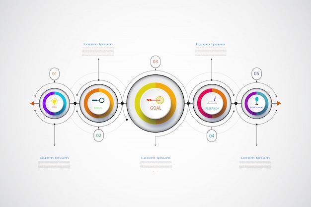 Vektor infografik business design-vorlage