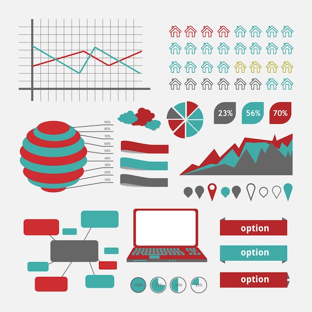 Vektor-infografik-diagramm