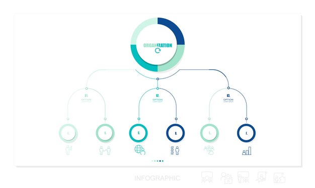 Vektor vektor infografik vorlage