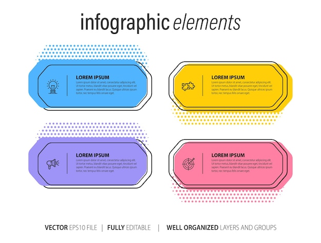 Vektor infografik vorlage