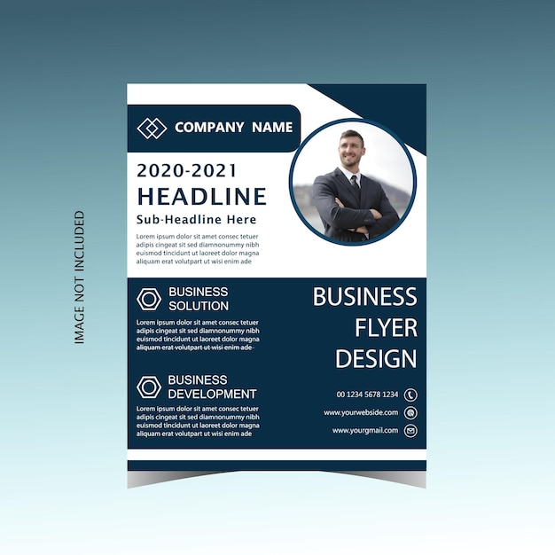 Vektor kreative Corporate Business Flyer Design