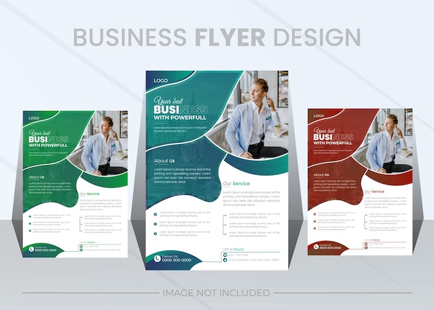Vektor-kreative, einzigartige Business-Flyer-Design-Vorlage oder Broschüren-Cover