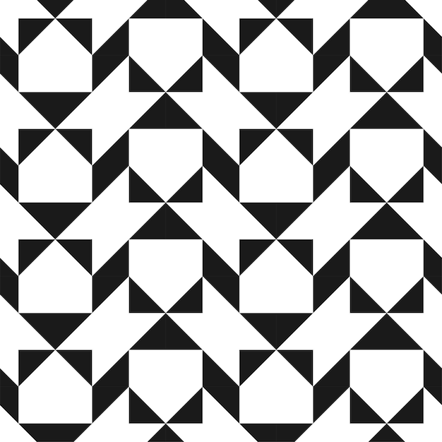 Vektor kreative nahtlose geometrische muster textil gestreifte schwarz-weiße textur