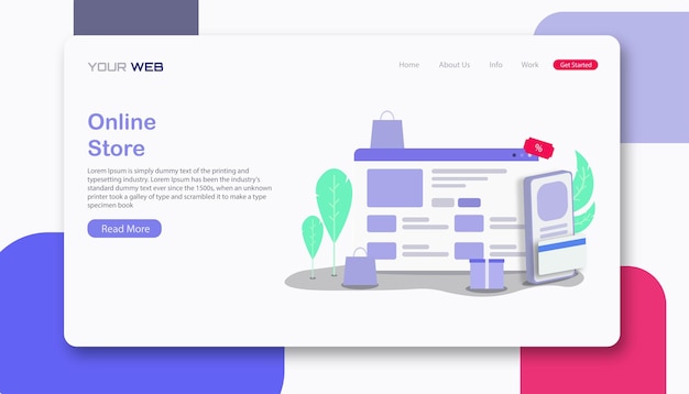 Vektor-landing-page-website-design-vektor-illustration