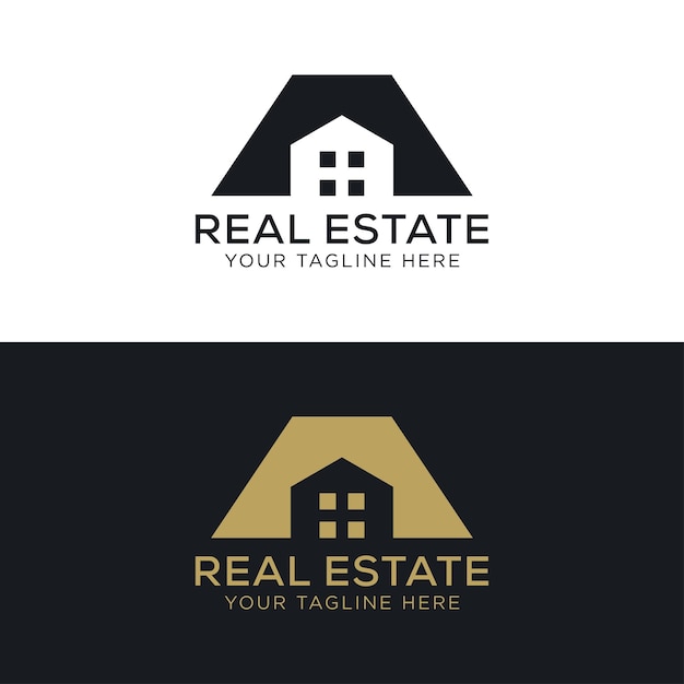 Vektor-Logo-Design für Immobilien