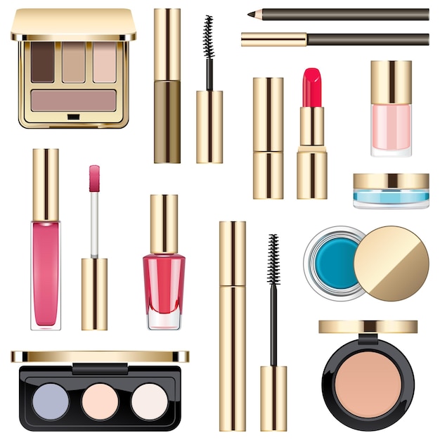 Vektor vektor-make-up-icons