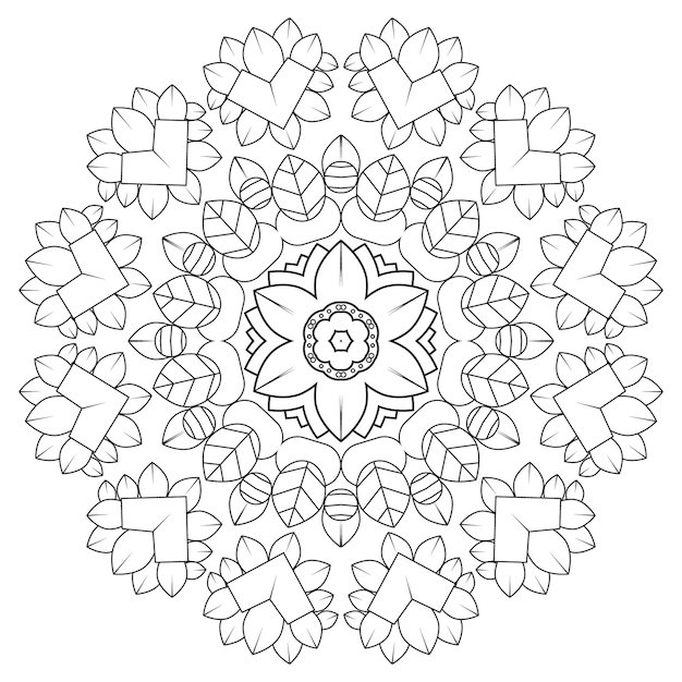 Vektor-Mandala-Design