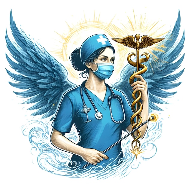 Vektor medizinisches gutes team krankenhauspersonal ärzte und krankenschwester illustration