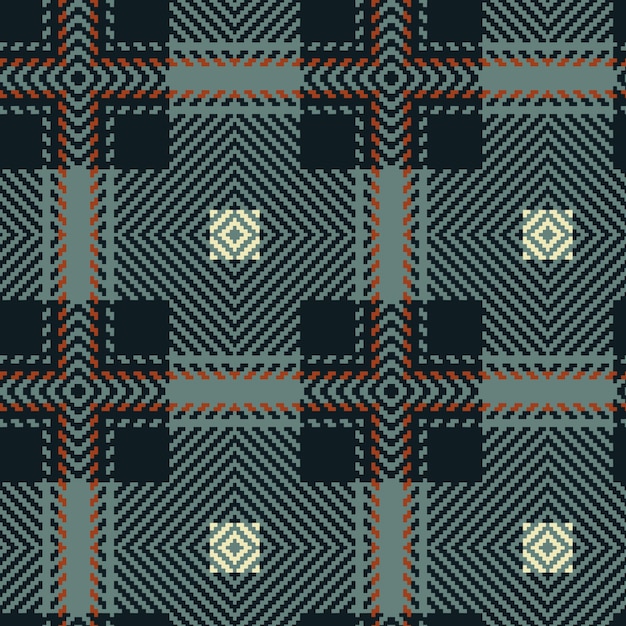 Vektor nahtlose tartan-muster. weinlese-weihnachtshintergrund. nahtloses tartan-plaid. geometrisches design der mode. weihnachten abstraktes muster. schottische gewebte textur. klassisches tartan-nahtloses muster.