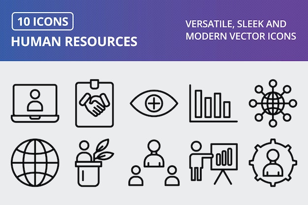Vektor-Online-Bildung-Icon-Set