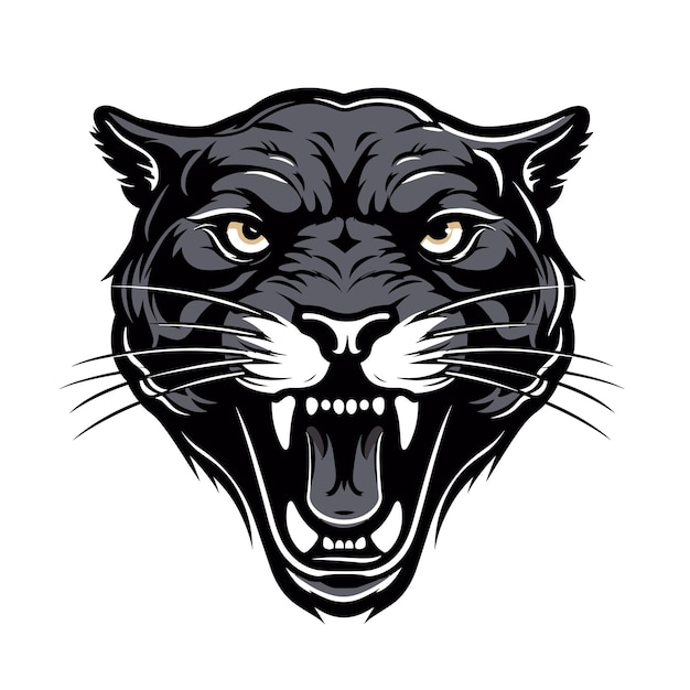 Vektor vektor panther maskottchen esports-gaming-logo vektor