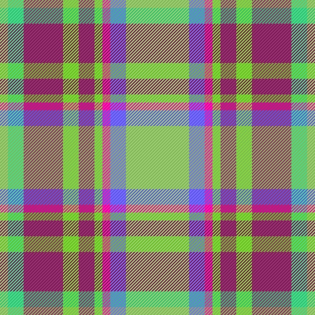 Vektor-plaid-muster textile stoffstruktur tartan-hintergrund nahtlose kontrolle