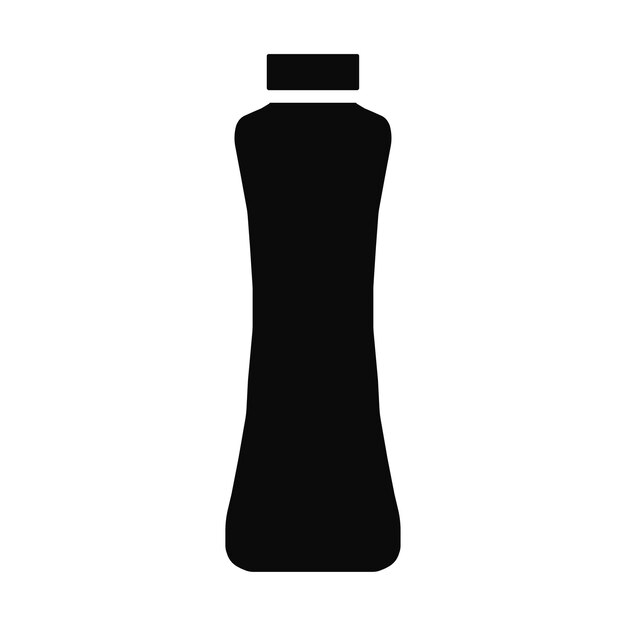 Vektor vektor plastikflasche symbol silhouette schwarze farbe