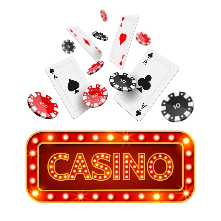 Vektor vektor realistisches poker casino poster