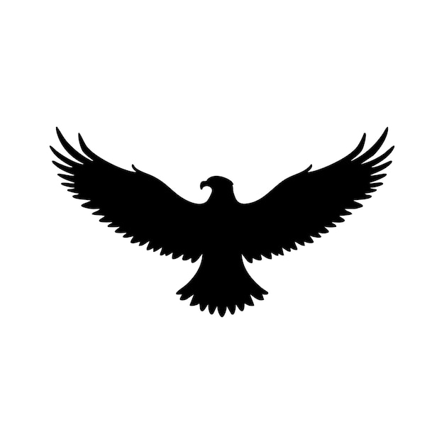 Vektor-Silhouette Vögel fliegendes Logo Hochwertige Wildtierdesigns
