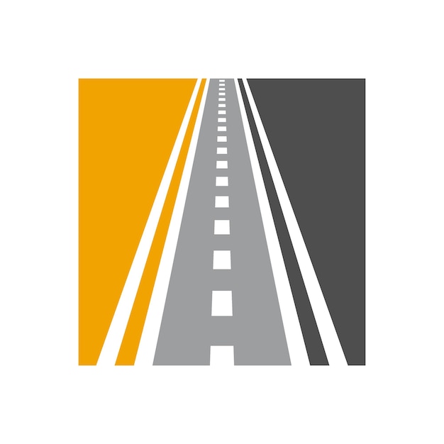 Vektor-speedway-logo-kombination einzigartige richtungs-logo-design-vorlage