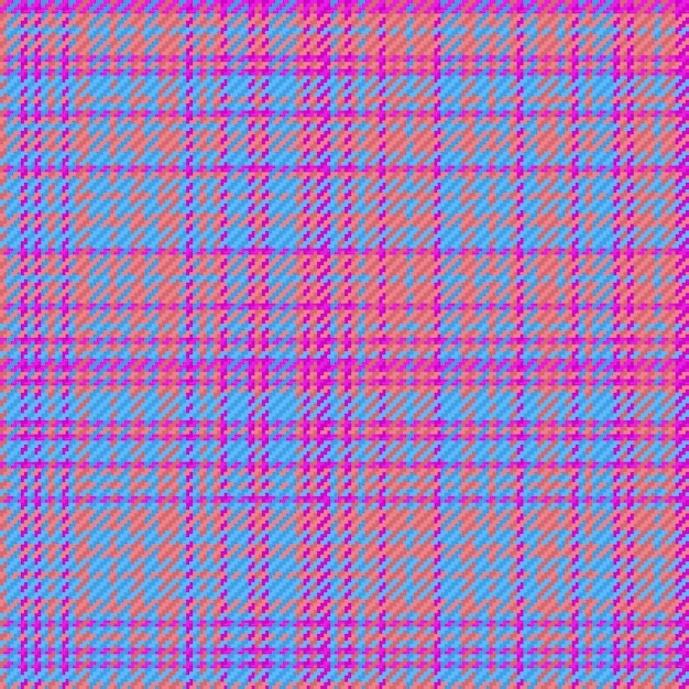 Vektor Stoff Textil Textur Karomuster Nahtloser Tartan-Check-Hintergrund