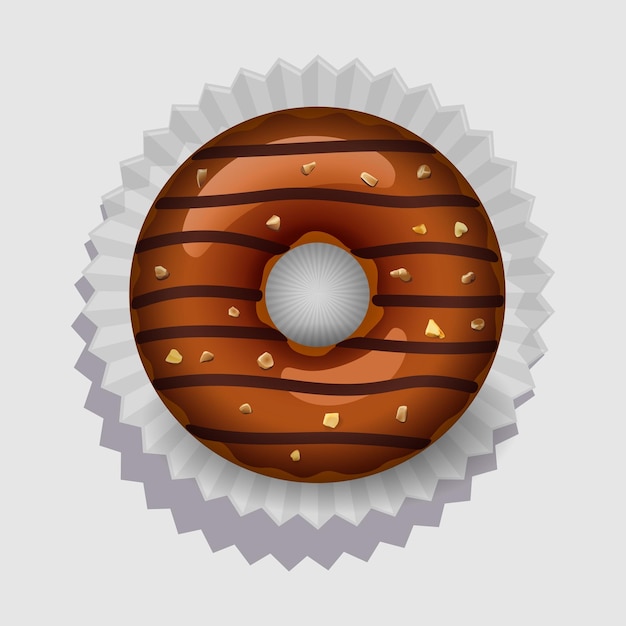Vektor süßer Donut2