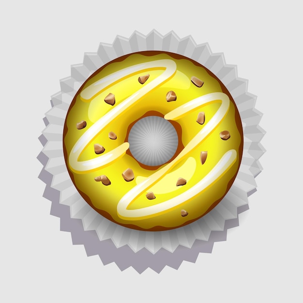 Vektor süßes Donut1
