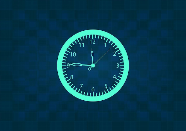 Vektor-Symbol auf blauem Hintergrund