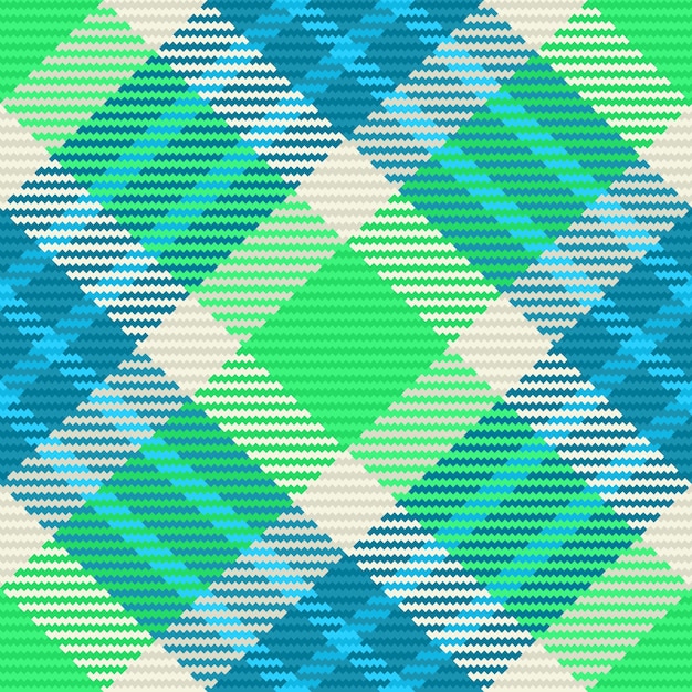 Vektor-Tartan-Plaid Hintergrundmuster überprüfen Textilnahtloser Texturstoff