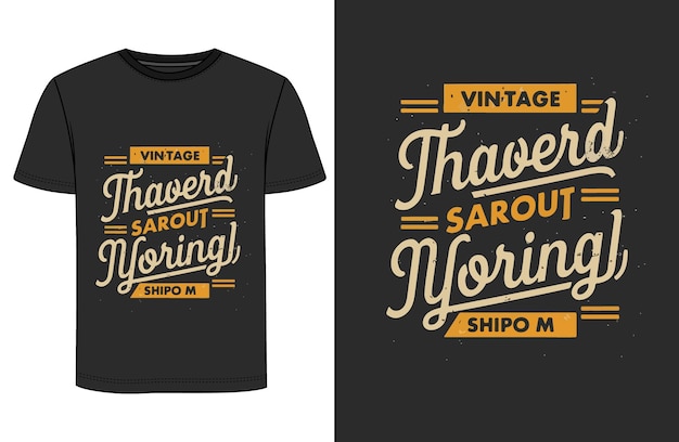 Vektor-trendiges T-Shirt-Design Vintage-Typografie und Schriftkunst Retro-Slogan-Illustration