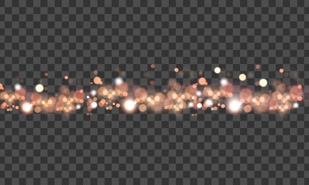 Vektor weiches Bokeh und Lichter glänzender Sunburst des Kreis-Bokehs mit dem abstrakten Sonnenscheinlicht