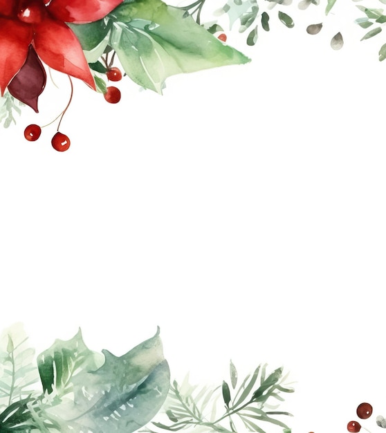 Vektor vektor weihnachts aquarellrahmen hintergrund santa clipart urlaub hintergrund neujahr vorlage