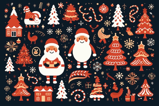 Vektor weihnachtselement hintergrundtapete banner