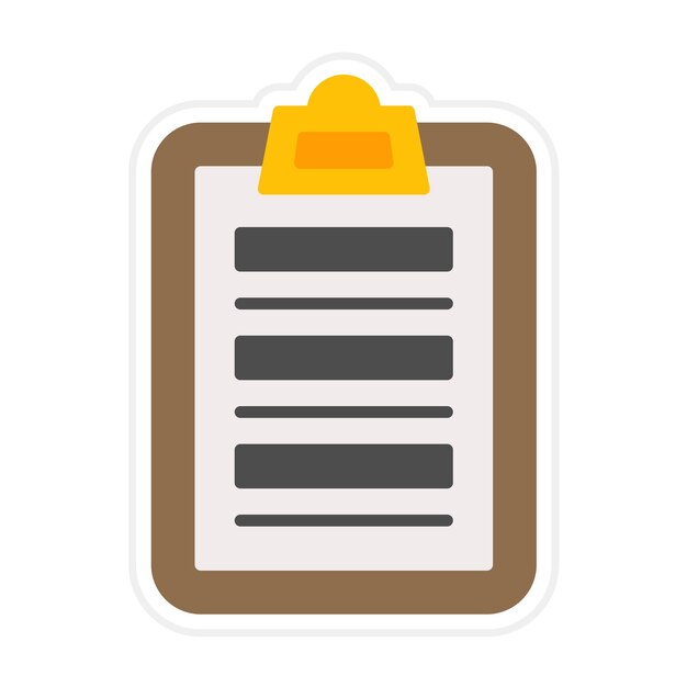 Vektorbild des Clipboard-Symbols kann für die Bibliothek verwendet werden