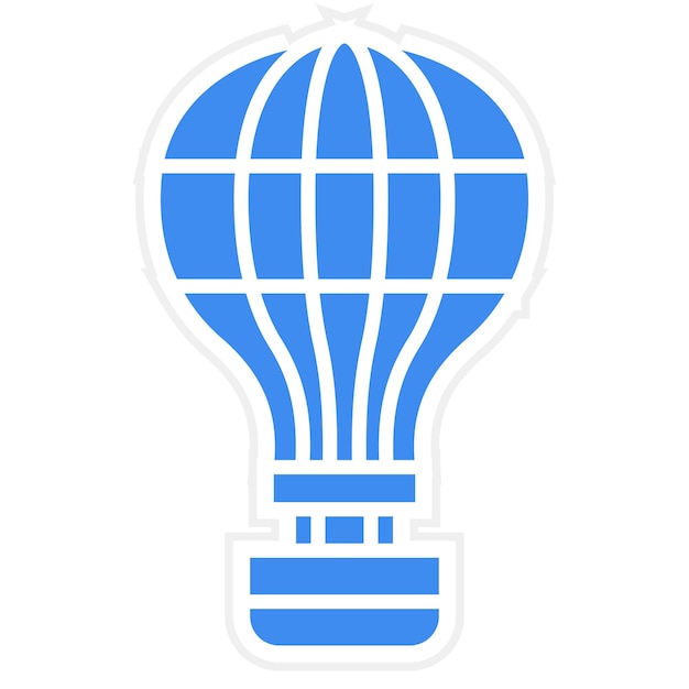 Vektor vektorbild mit luftballon-ikonen kann für unterhaltung verwendet werden