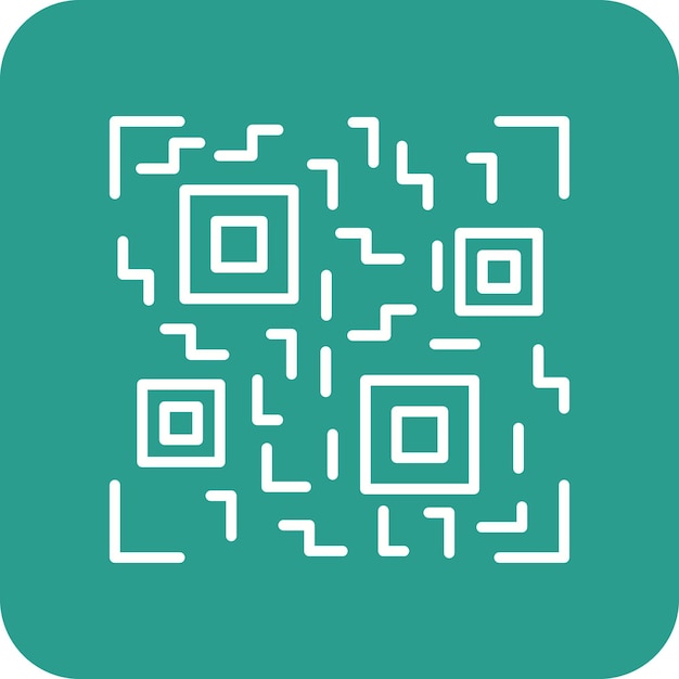 Vektorbild mit QR-Code-Symbolen Kann für eCommerce verwendet werden
