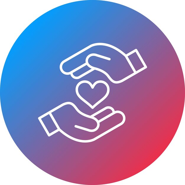 Vektorbild mit Solidaritäts-Symbolen Kann für Spenden verwendet werden