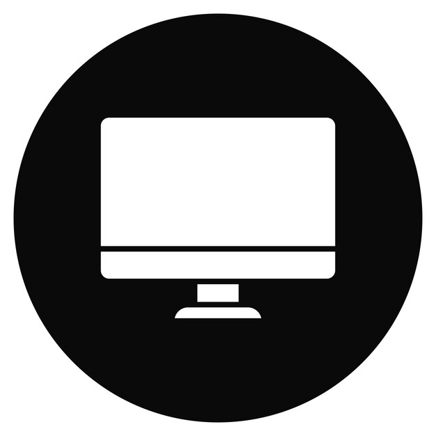 Vektorbild von Computersymbolen kann für Büroartikel verwendet werden