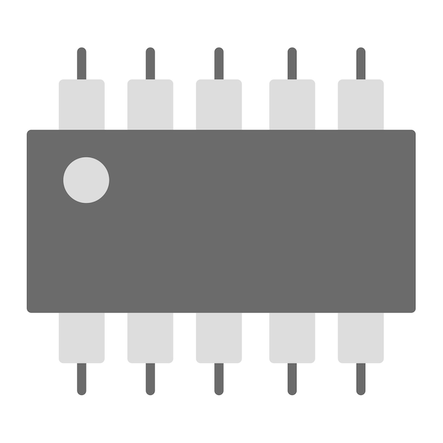 Vektor vektorbild von integrierten schaltkreisen kann für elektrische schaltkreise verwendet werden