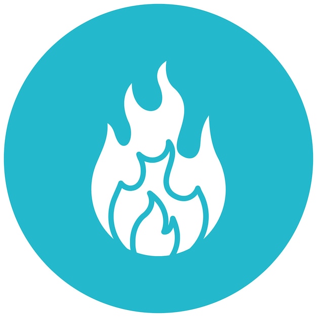 Vektorbildstil des Feuers