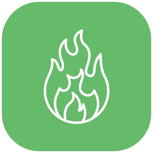 Vektorbildstil des Feuers