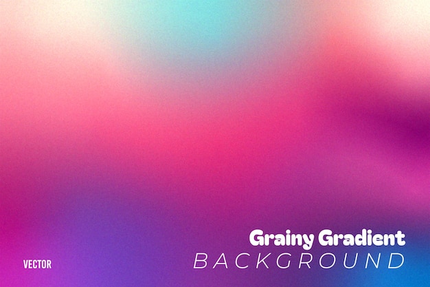 Vektorblau Lila Pfirsich und Rosa körnig Gradient Hintergrund Pastell verschwommene Farben Lärm Textur