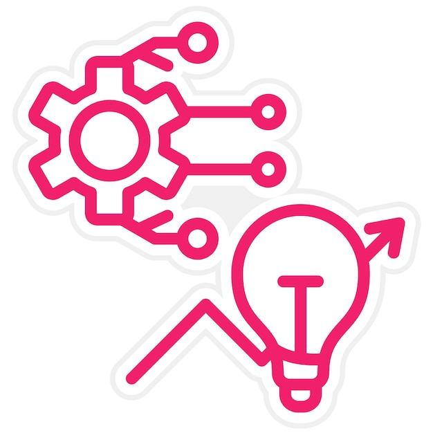 Vektordesign-Automation profitiert vom Icon-Stil