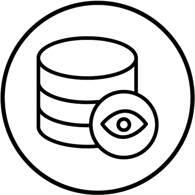 Vektordesign-Datenbank-Vision-Ikonen-Stil