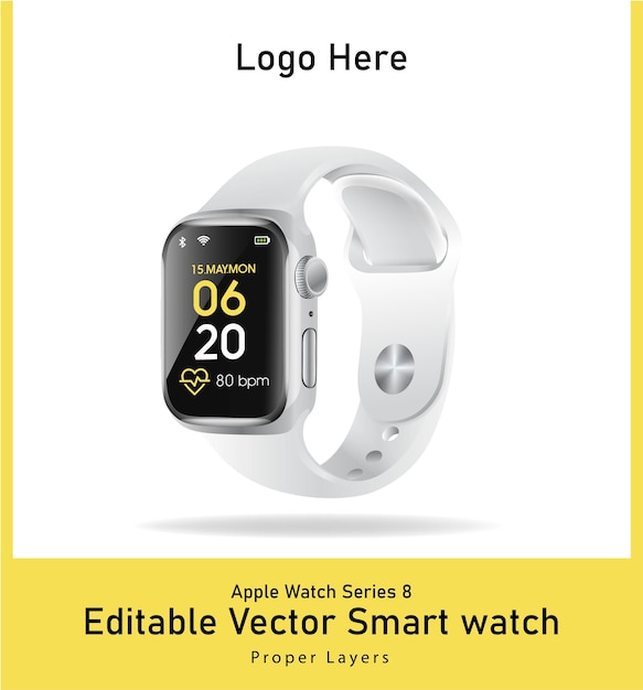 Vektordesign der Apple Watch Series 8