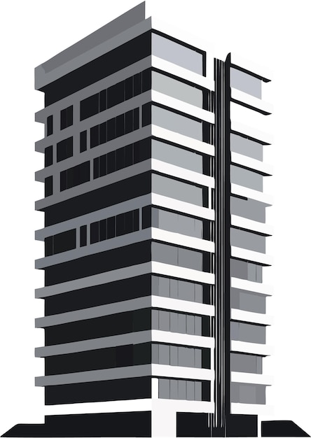 Vektordesign des Gebäudelogos