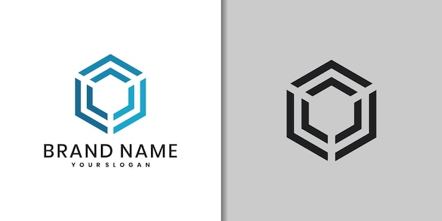 Vektordesign des geometrischen Würfel-Logos