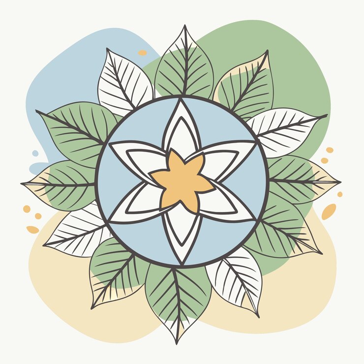 Vektor vektordesign für blumenillustrationen