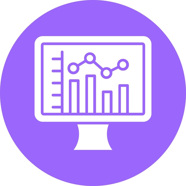 Vektordesign-Statistik-Symbol-Stil