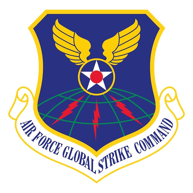 Vektoremblem des air force global strike command