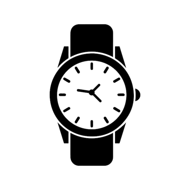 Vektorentwurf der Uhr
