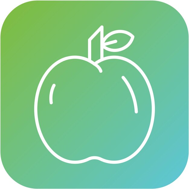 Vektorentwurf des Apple-Ikonenstils